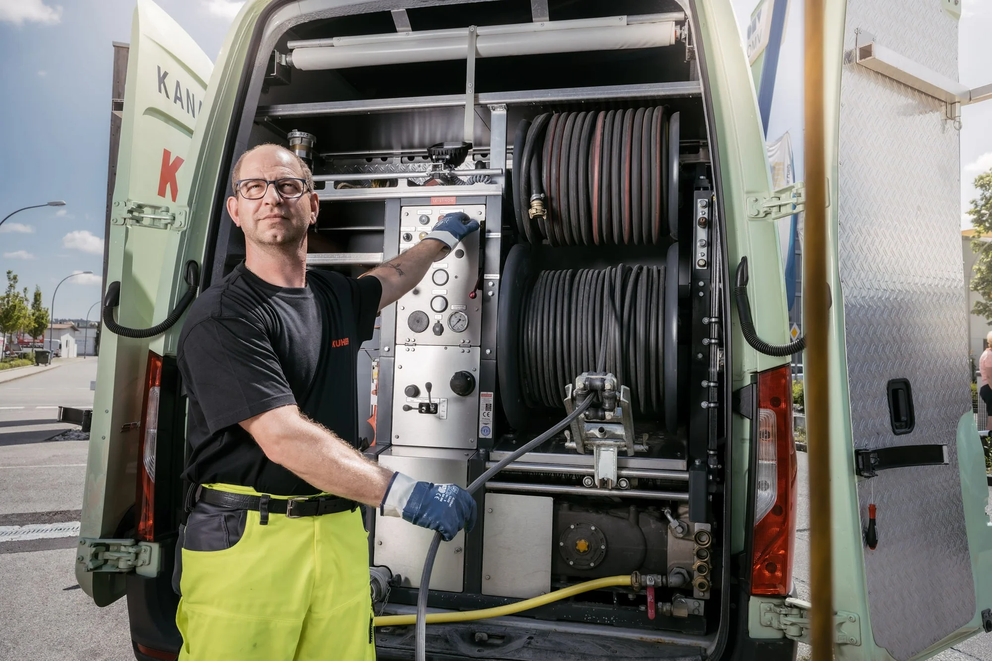 Ablauf von Kanalreinigung und Rohrreinigung in Rimbach